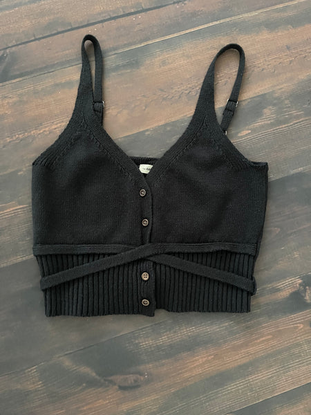 Knit Wrap Tank