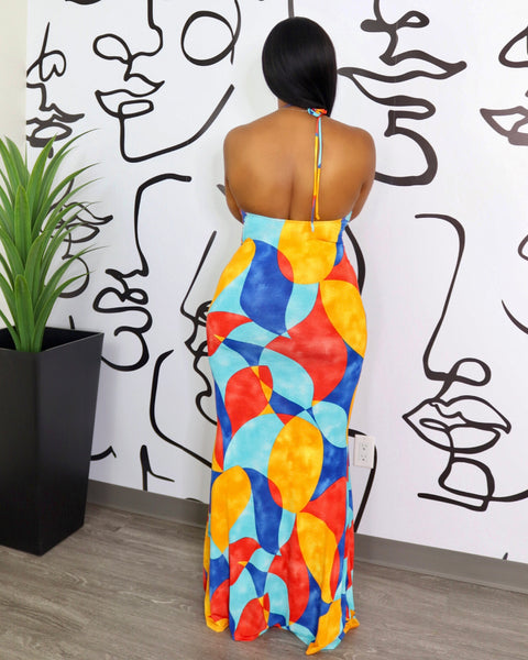 Intertwine Colors Maxi Dress